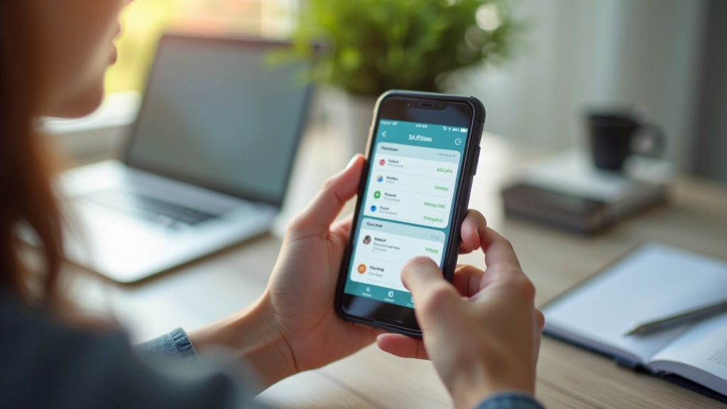 Mobitel sa aplikacijom za praćenje rashoda i savings tracker